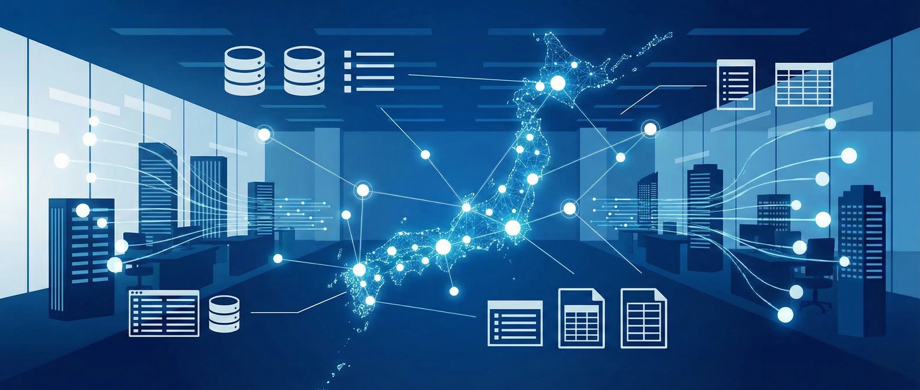 ビジネス街の風景